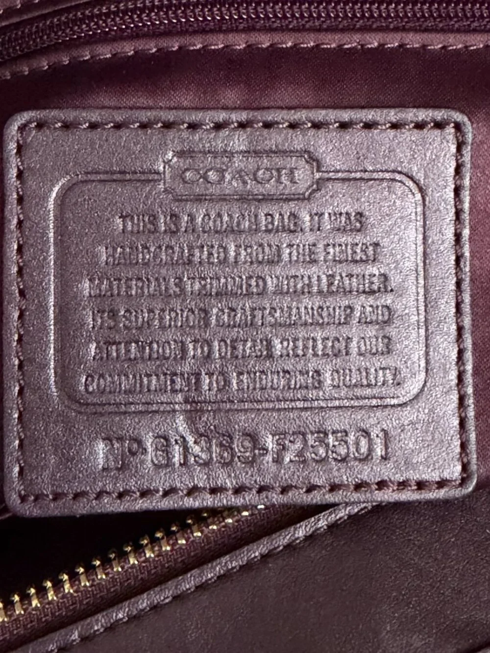 Coach Taylor Op Art Alexis Eggplant Purple Women's Bag G1369-F25501